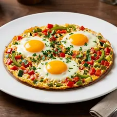 Sebzeli Omlet